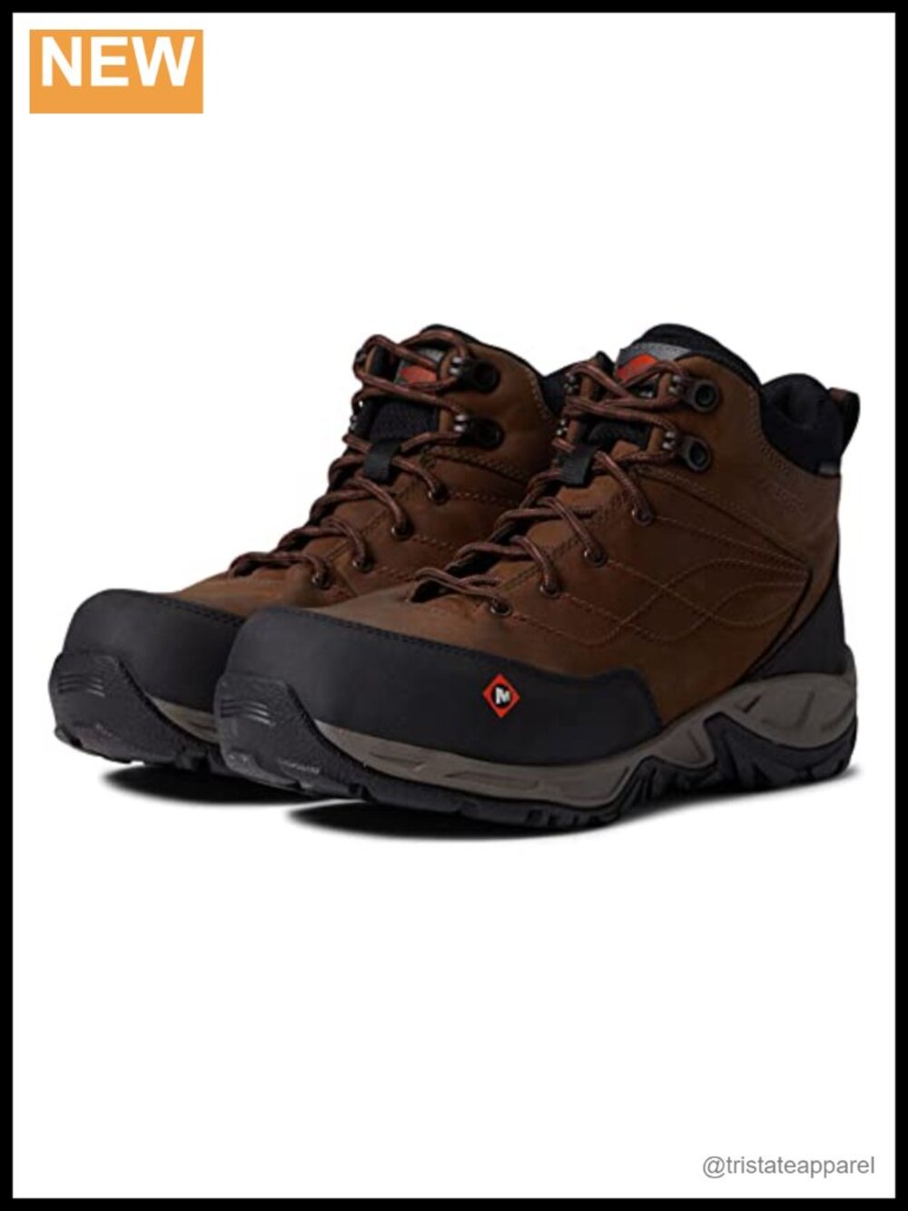 Merrell Women's Siren Leather Mid Waterproof Hiking Boots Alloy Toe